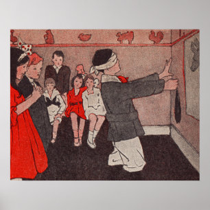 Poster Ponha a cauda Donkey