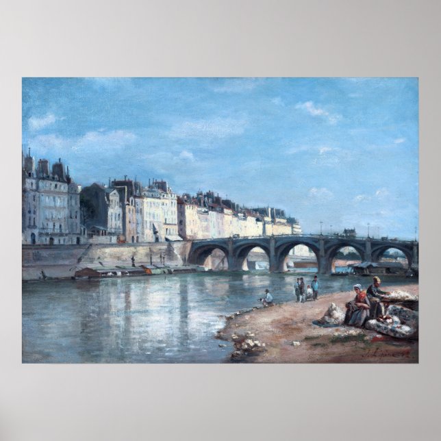Poster Pont de la Tournelle em Paris por Stanislas Lépine (Frente)