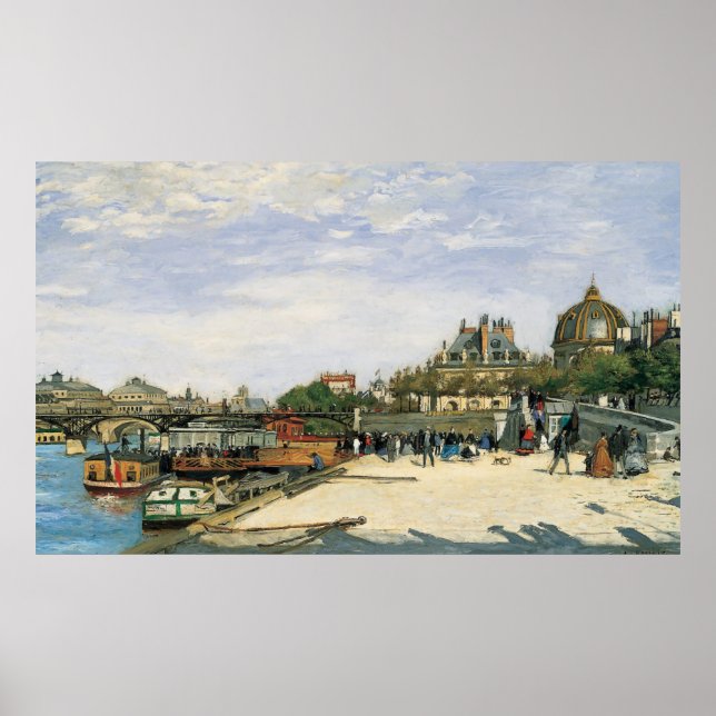 Poster Pont des Arts Paris Auguste Renoir (Frente)
