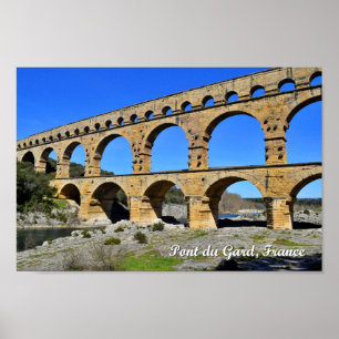 Poster Pont du Gard Bridge França Foto 97