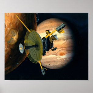 Póster Ponta de prova de Jupiter e de Lo Galileo