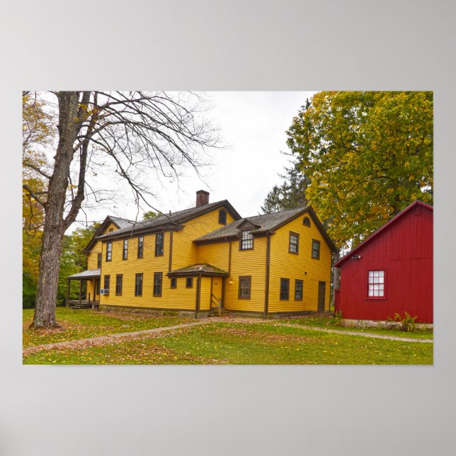 Poster Ponta de Seta, Casa de Herman Melville, Pittsfield (Frente)