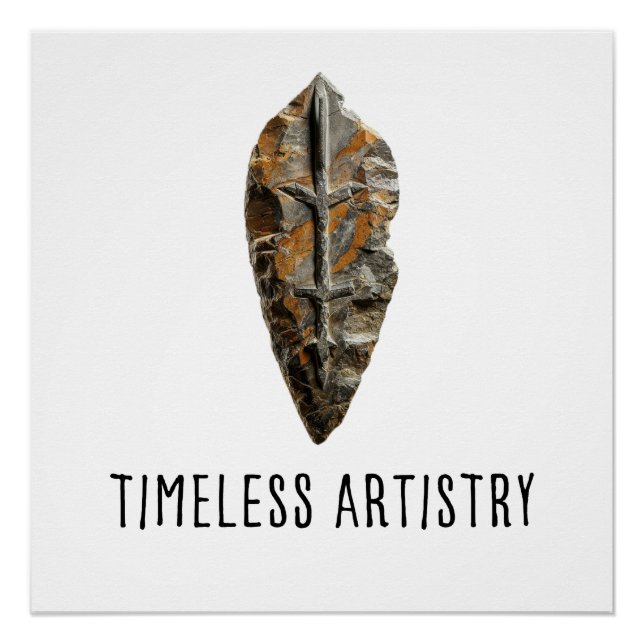 Póster Ponta de Seta Nativa Americana (Frente)