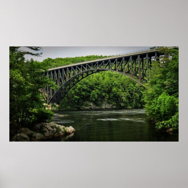 Poster Ponte Alta Sobre a Água (Frente)