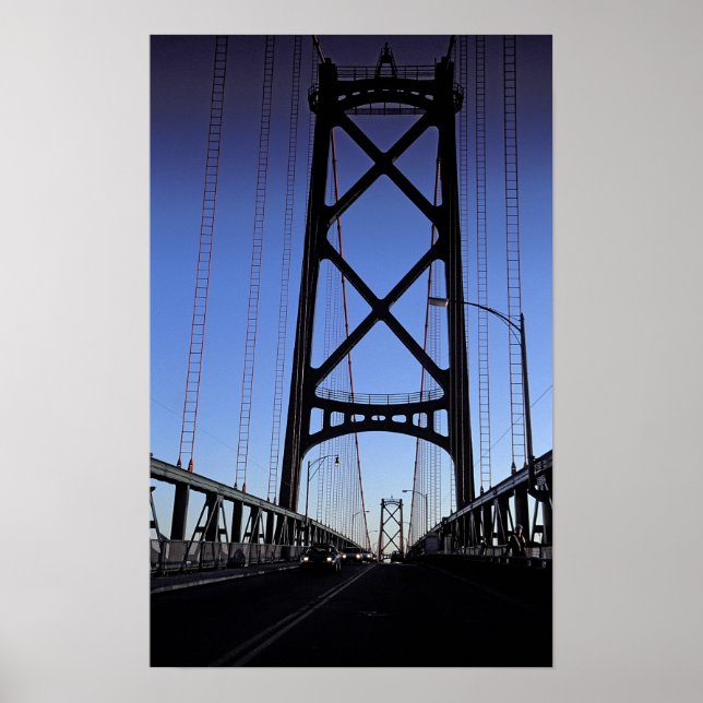 Poster Ponte Angus L Macdonald, Halifax, Nova (Frente)