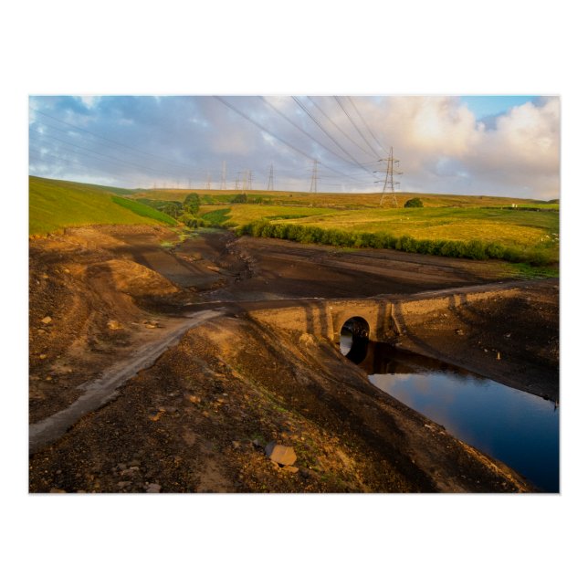 Póster Ponte Antiga de Embalagem de Banhos (Frente)