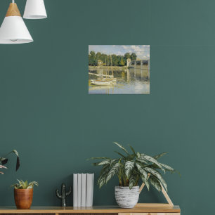 Poster Ponte Argenteuil de Claude Monet (1874)