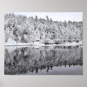 Poster Ponte Black River Harbor, Michigan