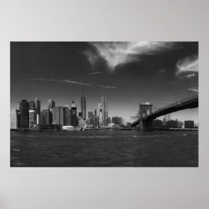 Póster Ponte Black White Brooklyn Nova York