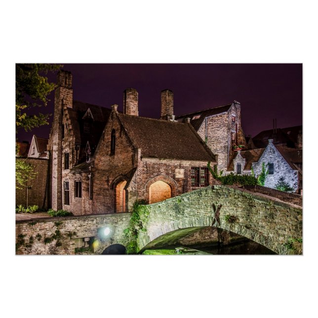 Póster Ponte Bonifacius em Bruges (Frente)