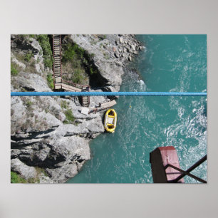 Poster Ponte Bungy POV de Kawarau, Queenstown, Nova