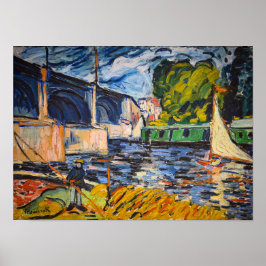 Poster Ponte Chatou | Maurice de Vlaminck |