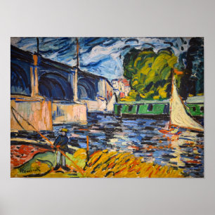 Poster Ponte Chatou   Maurice de Vlaminck  