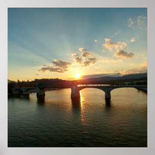 Poster Ponte Chattanooga TN Walnut Street