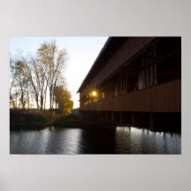 Ponte coberta de Big Darby, Ohio.