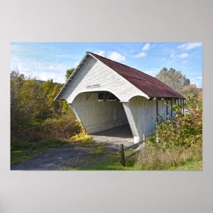 Poster Ponte coberta pela escola, Vermont