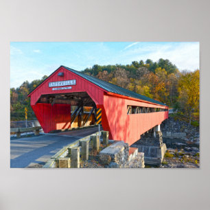 Poster Ponte coberta por Taftsville, Vermont