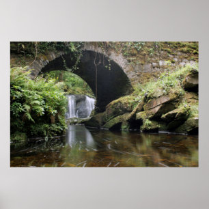 Póster Ponte da cachoeira de Torc