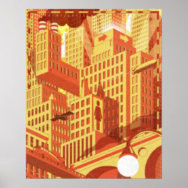 Póster Ponte da cidade