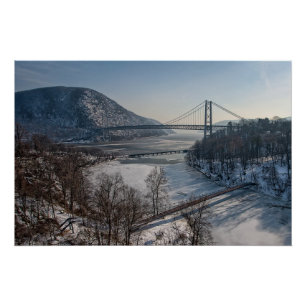 Póster Ponte da montanha do urso