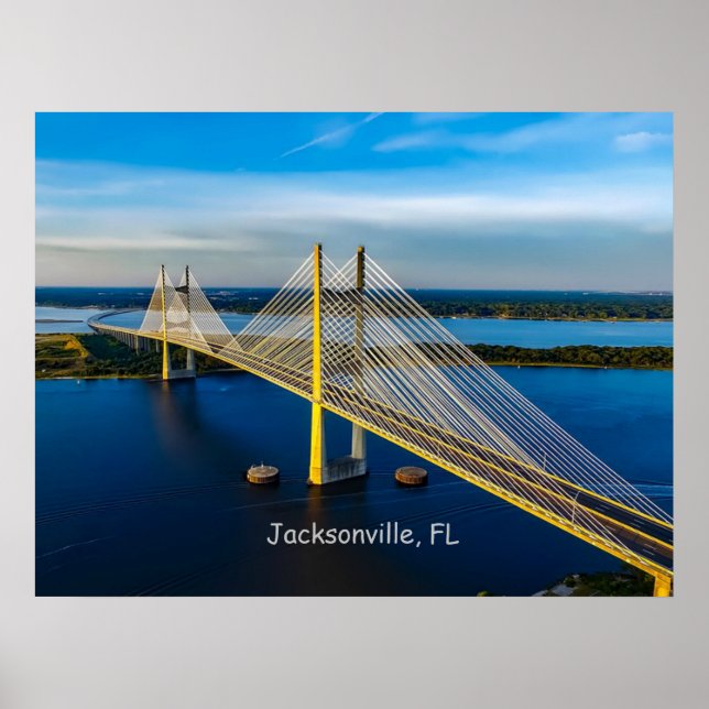Poster Ponte Dames Point, Jacksonville (Frente)