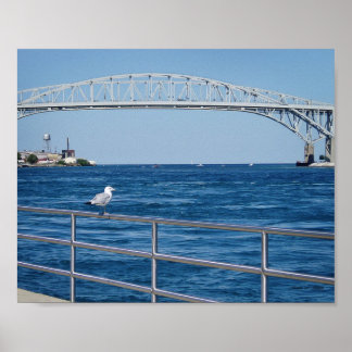 Póster Ponte de Água Azul, Port Huron, MI