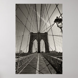 Póster ponte de Brooklyn New York