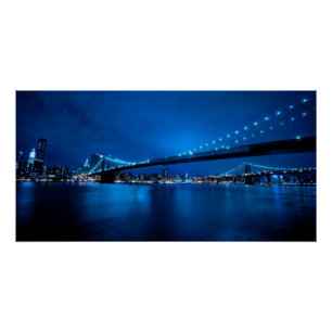Póster Ponte de Brooklyn, New York