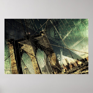 Poster Ponte de Brooklyn - Nova Iorque