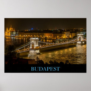 Póster Ponte de Budapest em Hungria