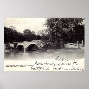 Póster Ponte de Burnside, guerra civil 1906 da DM de