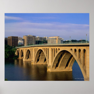 Póster Ponte de Francis Scott Key na luz do dia