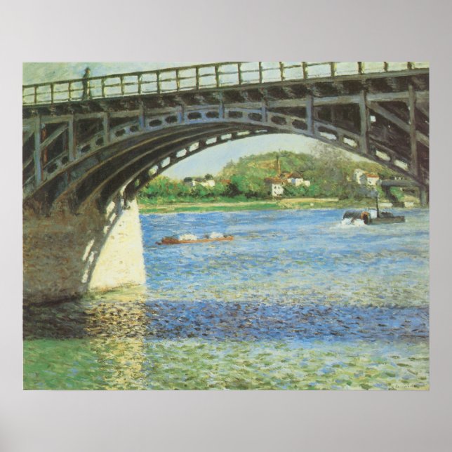 Póster Ponte de Gustave Caillebotte na Argentina (Frente)