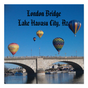 Póster Ponte de Londres, Lago Havasu, Az.