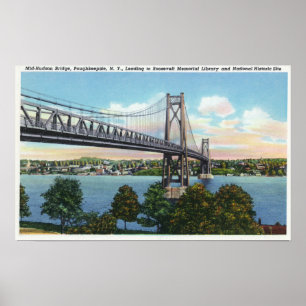 Póster Ponte de Médio-Hudson a histórico nacional de