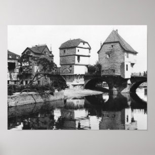 Póster Ponte de Nahe, Bad Kreuznach, c.1910