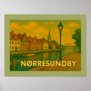 Poster Ponte de Nørresundby Dinamarca