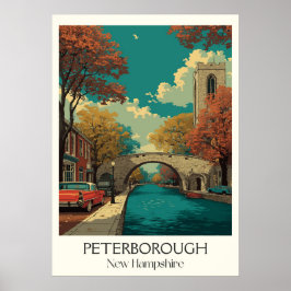 Poster Ponte de Peterborough New Hampshire