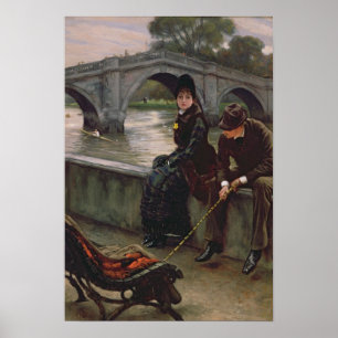 Poster Ponte de Richmond, c.1878