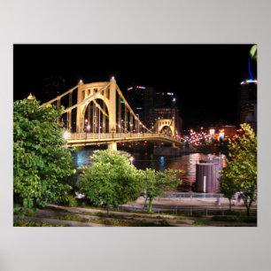 Póster Ponte de Roberto Clemente - Pittsburgh,