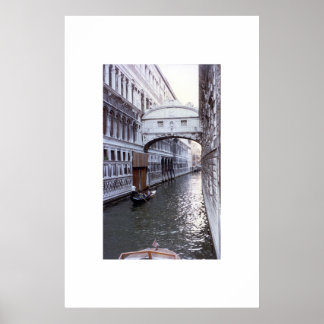 Póster Ponte de Sighs - Veneza Itália