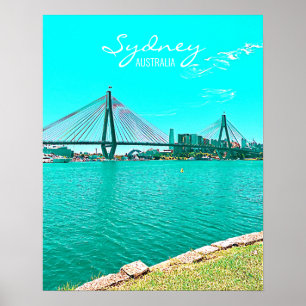 Poster Ponte de Sydney Ferry Harbor
