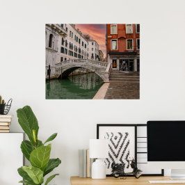 Poster Ponte di Canonica Veneza Itália