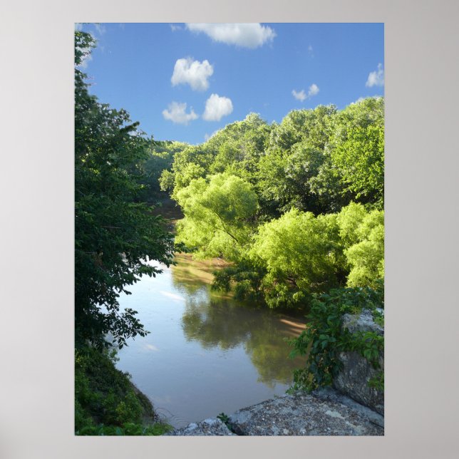 Póster Ponte do arco de pedra de 1886 (Frente)