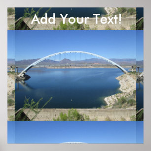 Poster Ponte do arco do lago Roosevelt