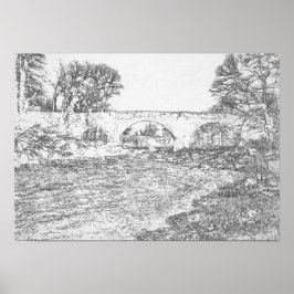 Poster Ponte do Diabo e Ponte Stanley Kirkby Lonsdale