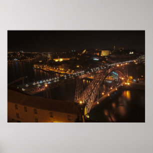 Póster Ponte do ferro dos DOM Luis em Porto
