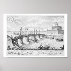 Póster Ponte do mausoléu de Aelius e de Hadrian (Castel