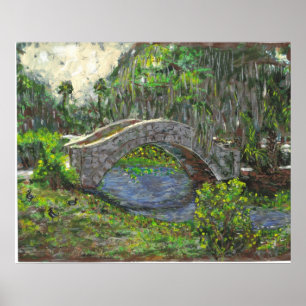 Póster Ponte do parque da cidade, Nova Orleães