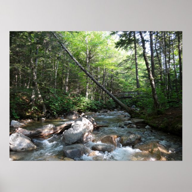 Poster Ponte do rio Pemigewasset em New Hampshire (Frente)